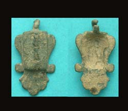 Harness Pendent, Fleur di Lis, 2nd-3rd Cent